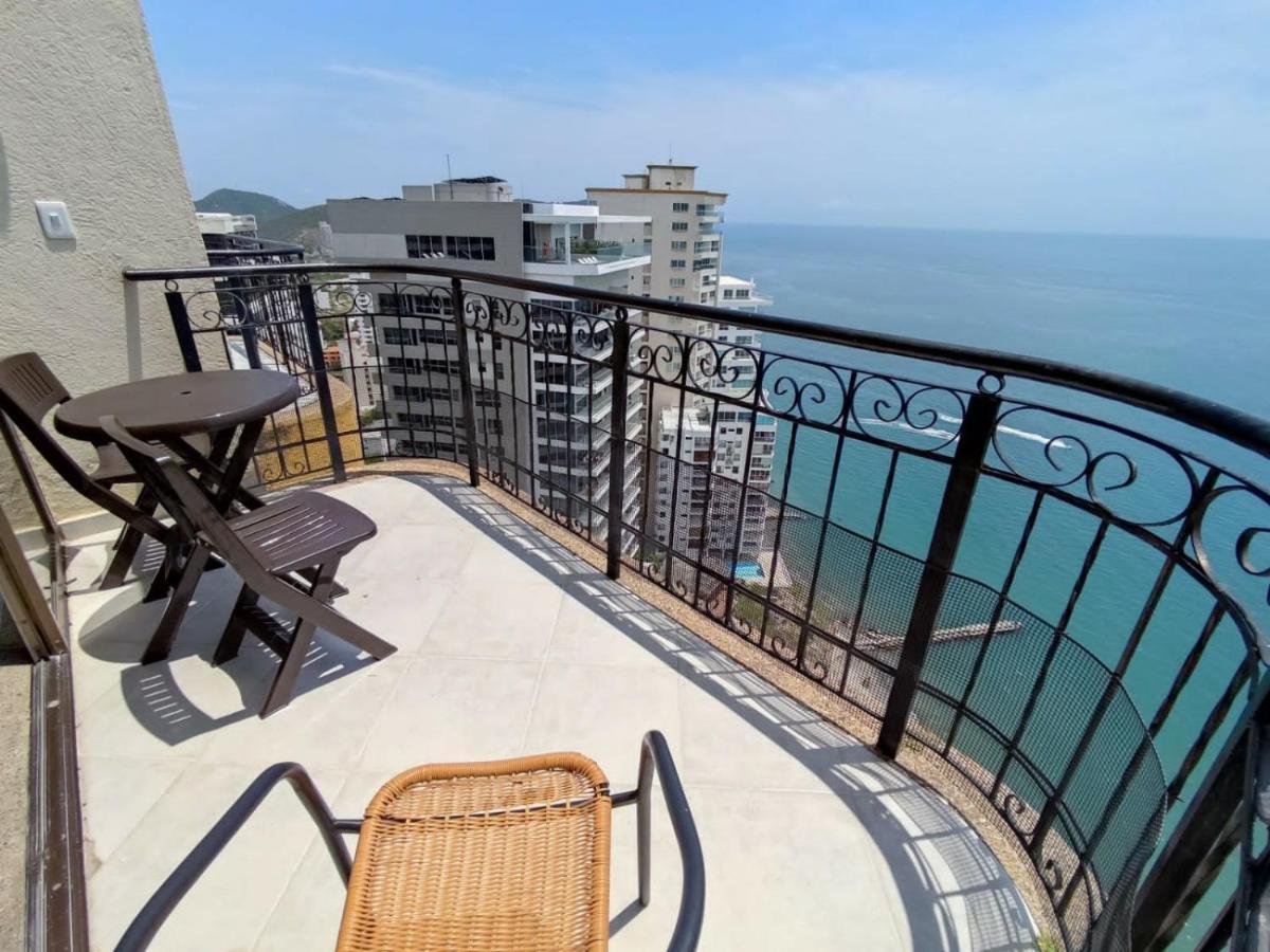 Apartamentos El Penon Del Rodadero Vista Al Mar - By Apartamar Santa Marta Esterno foto