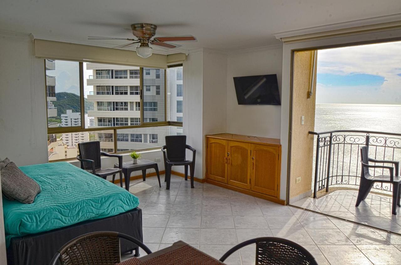 Apartamentos El Penon Del Rodadero Vista Al Mar - By Apartamar Santa Marta Esterno foto